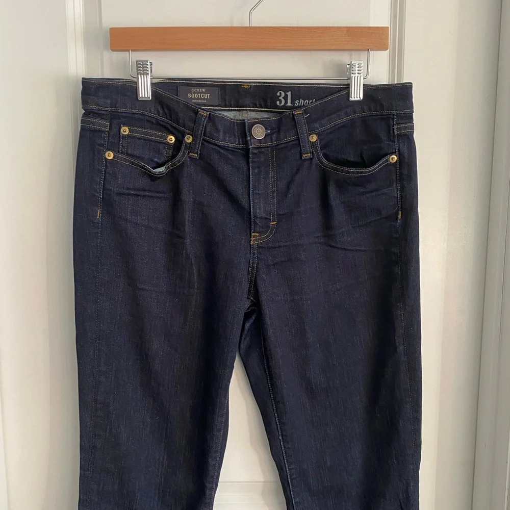 J. Crew Dark Blue Wash Women's Boot Cut Jeans